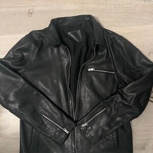 Leather allsaints kaya xxl